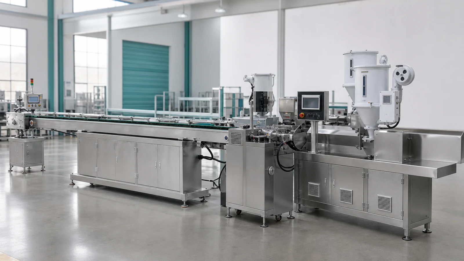 PP drinking straw making machine