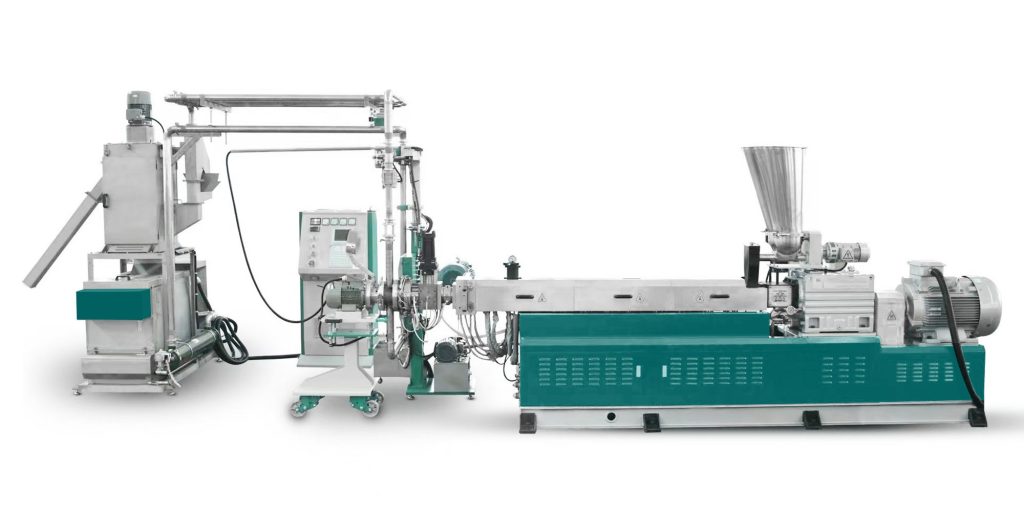 PET Flakes and Glass Fiber Twin-Screw Pelletizing Line