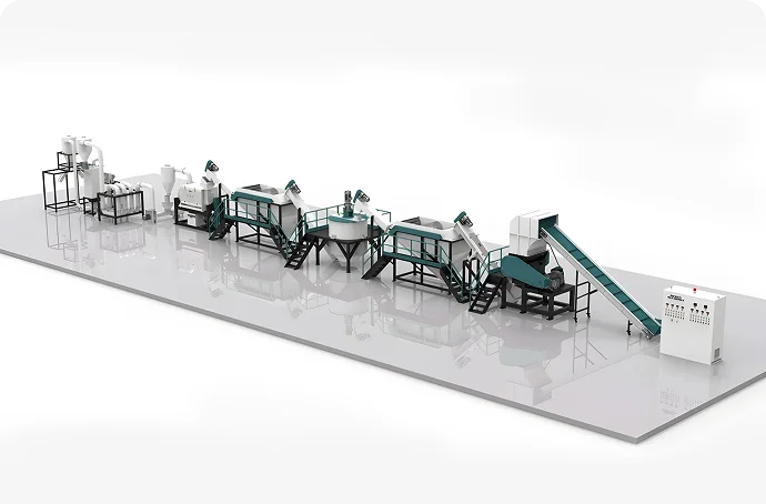 HDPE Rigid Milk Bottle Recycling Washing Line