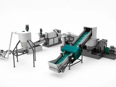PP PE Film Compacting Pelletizing Line