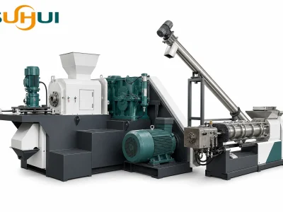Plastic Film Squeezer Granulating Machine