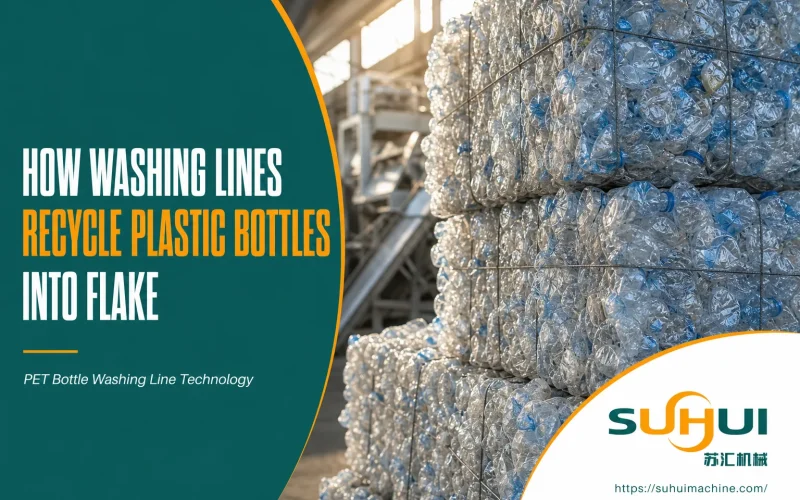 How Washing Lines Recycle Plastic Bottles Into Flake